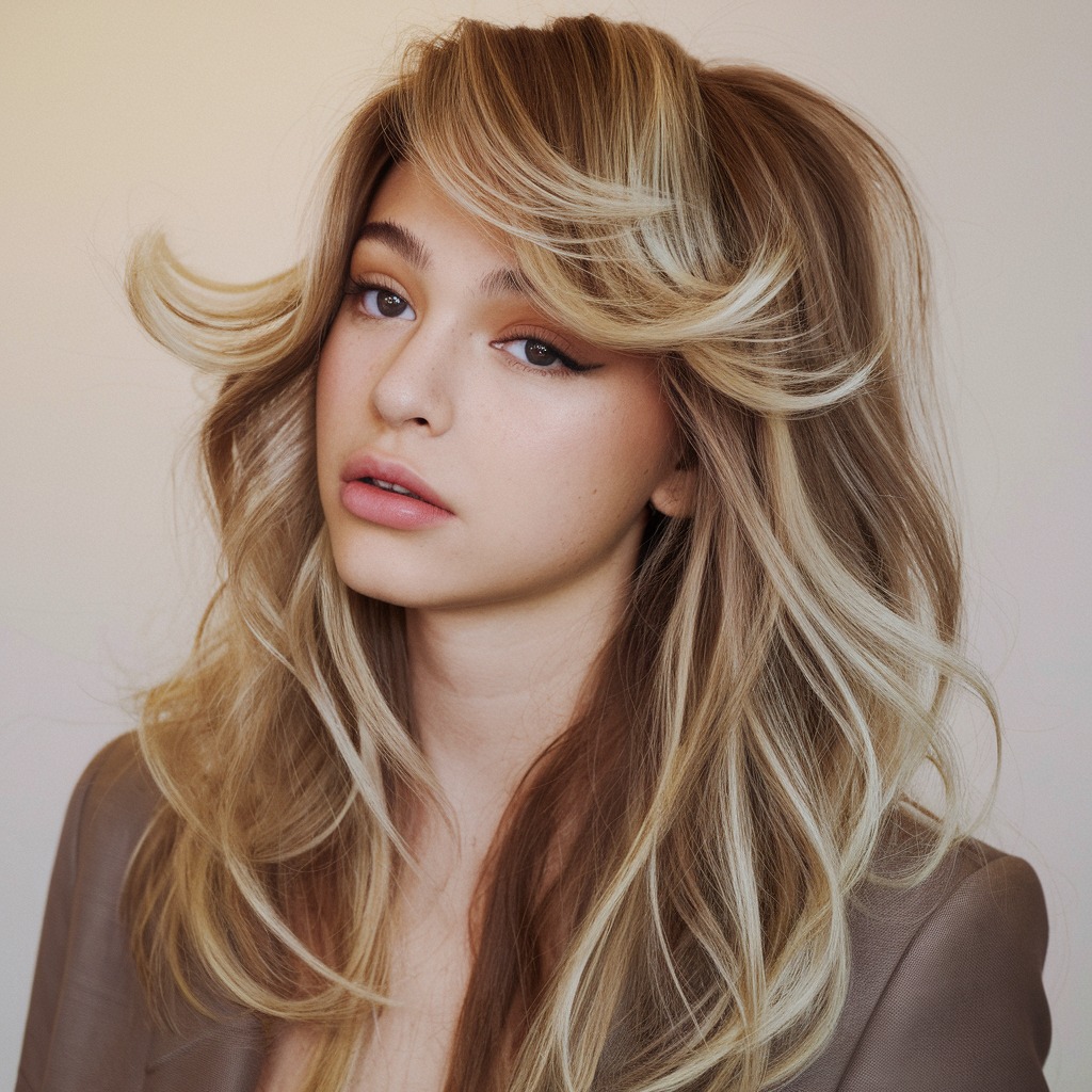 Beachy Blowout with Loose Layers