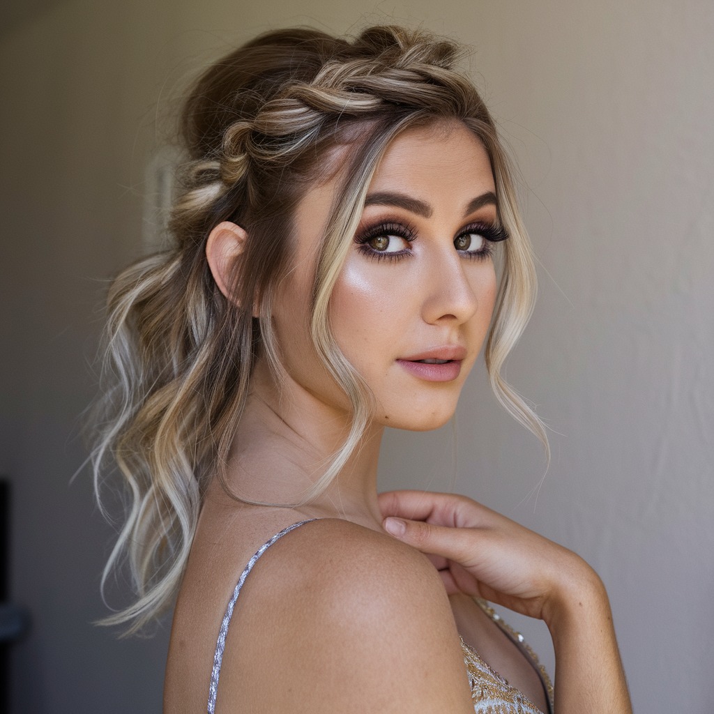 Braided Half-Updo