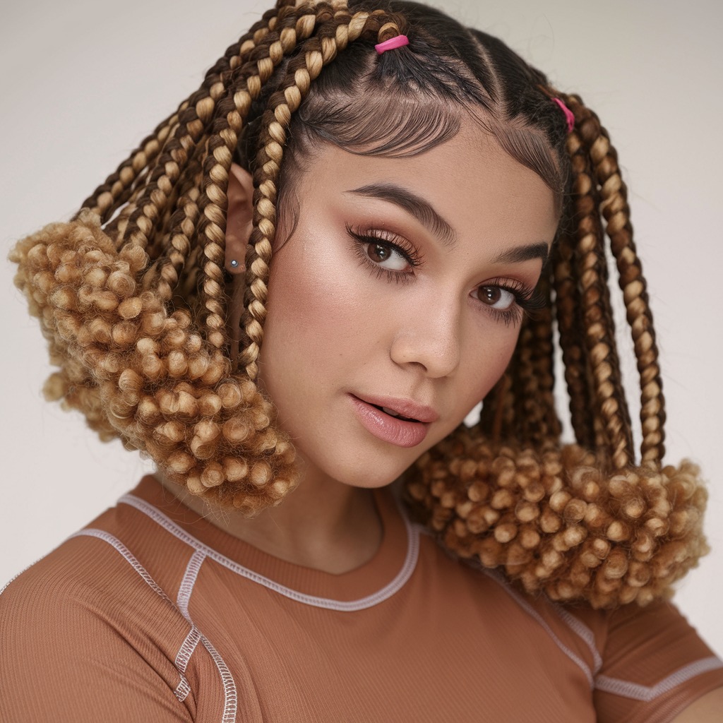 Bubble Braids with Mini Elastics