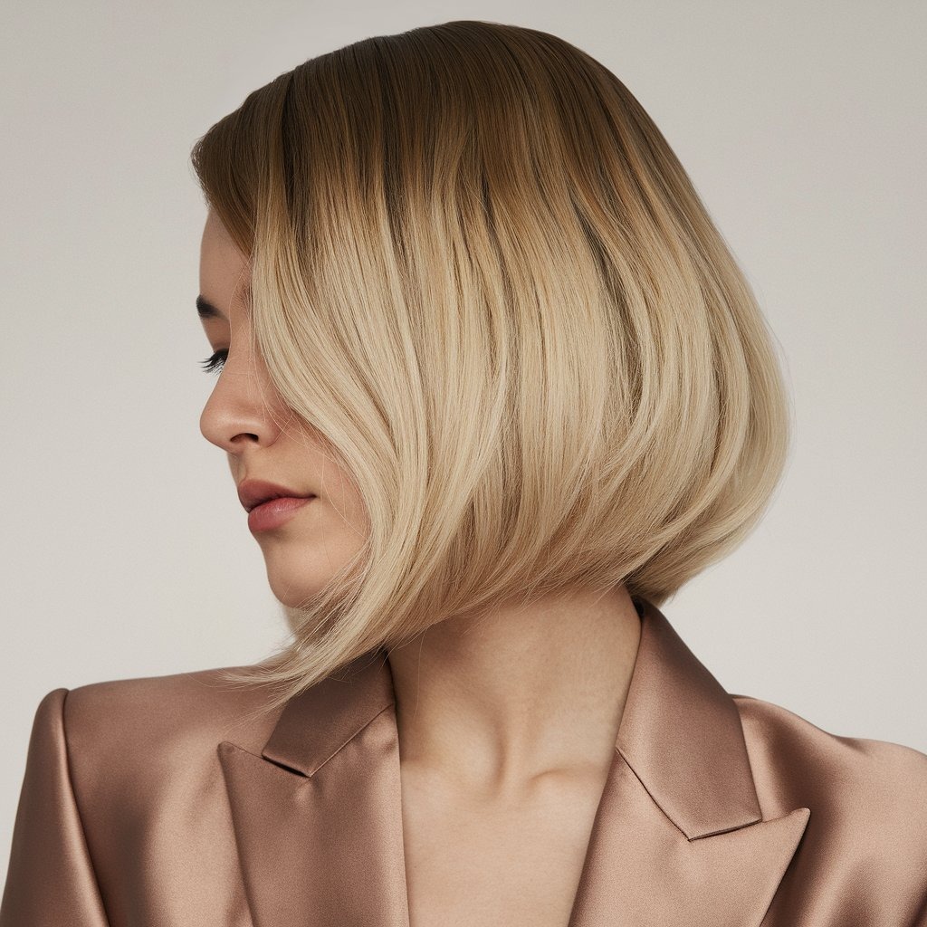 Ombre Precision Blunt Bob