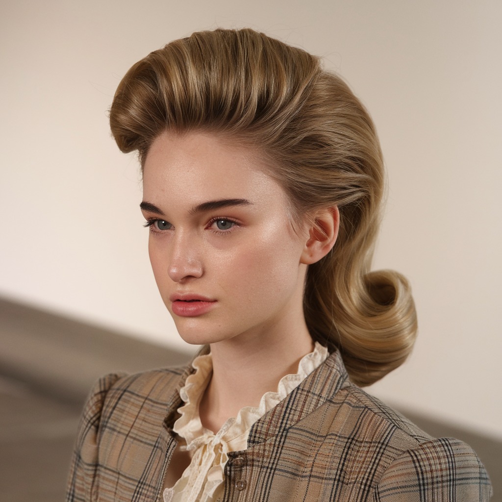 Sleek Blowout with a Subtle Wave