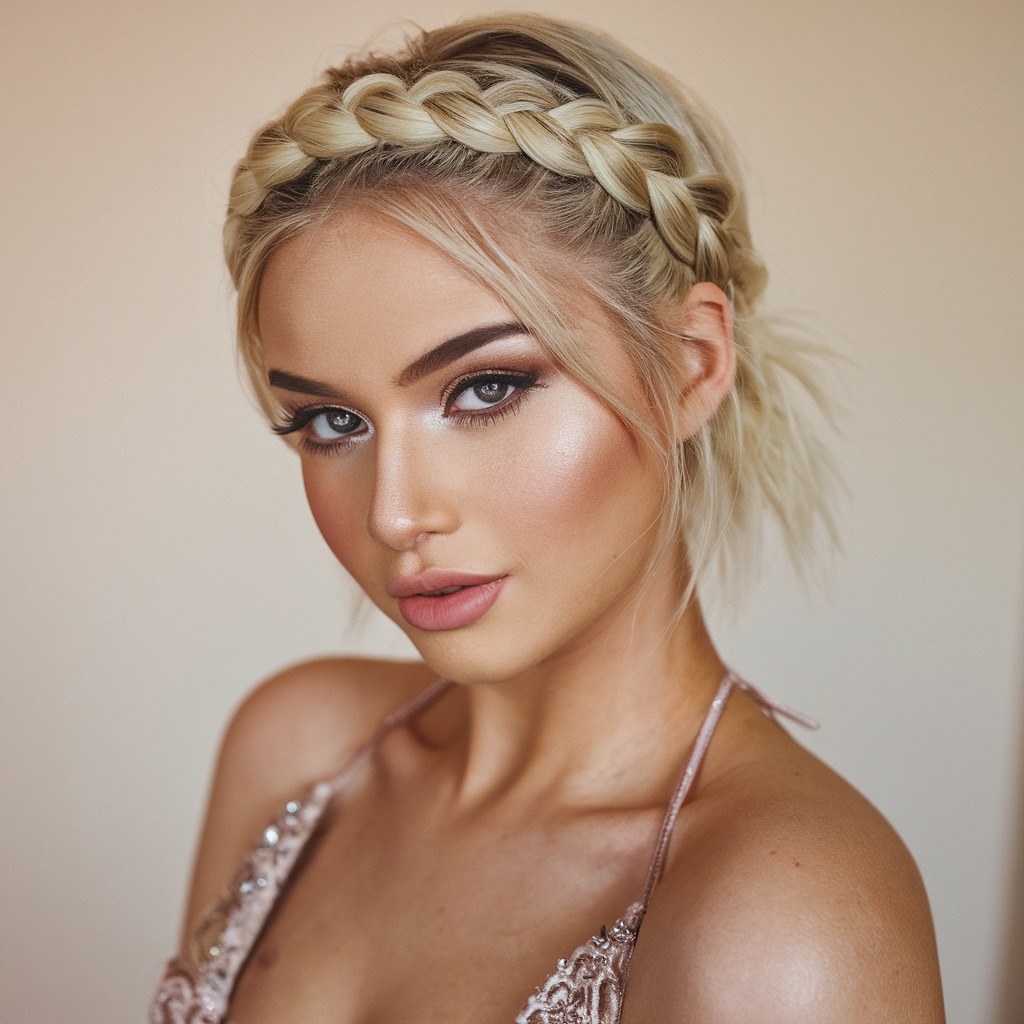 Twisted Crown Braid