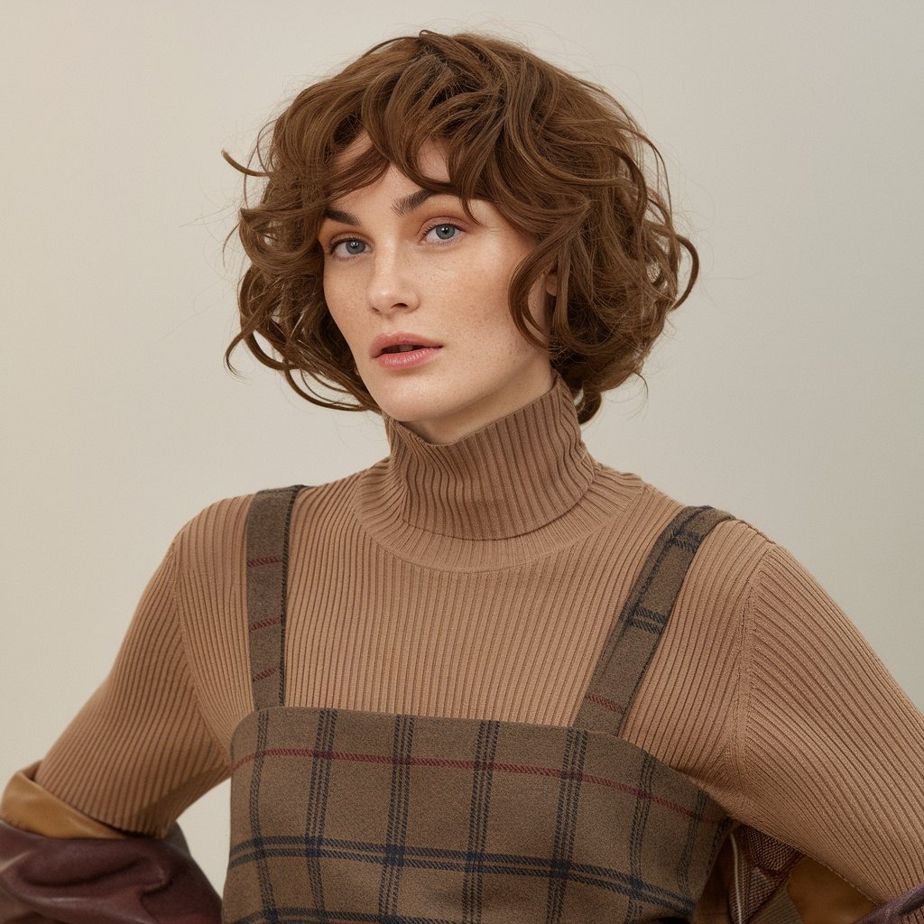 High-Volume Curly Bob