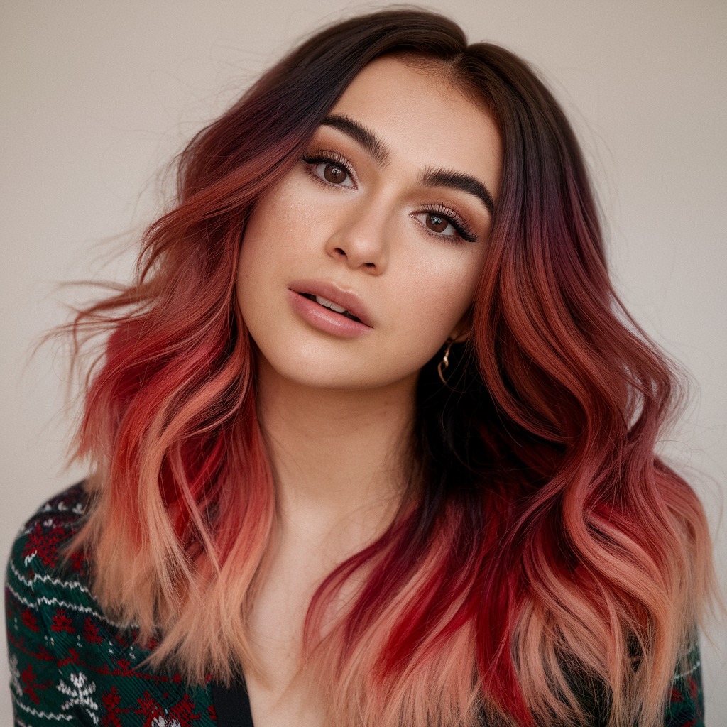 Holly Berry Ombre